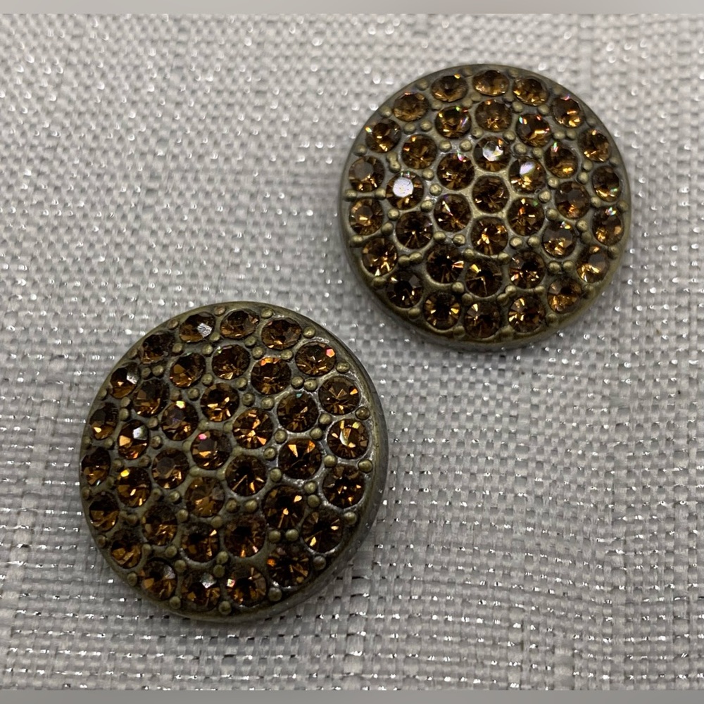 BROWN BRONZE - Matching Sugar Snap Button Charms - Ginger Snaps & Co. Set of 2